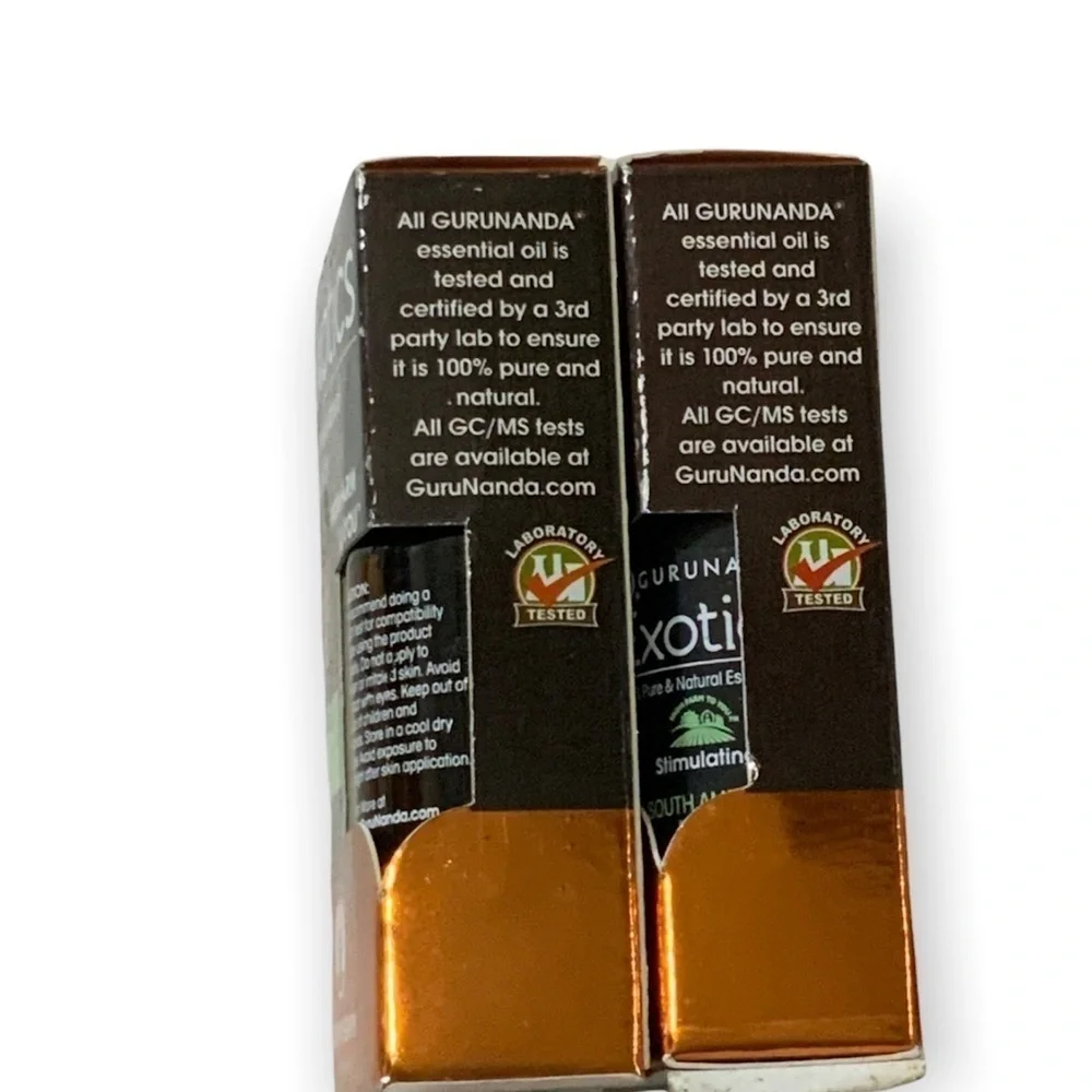 2 Count GuruNanda Lime Exotic Essential Oil  .33 Oz  100% Pure Therapeutic Grade